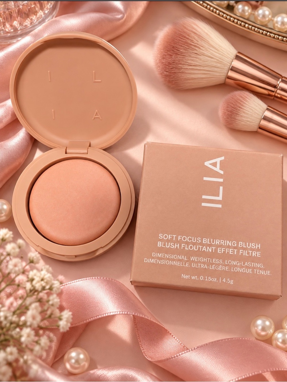 ILIA Soft Focus Blurring Blush in Glimpse NEW